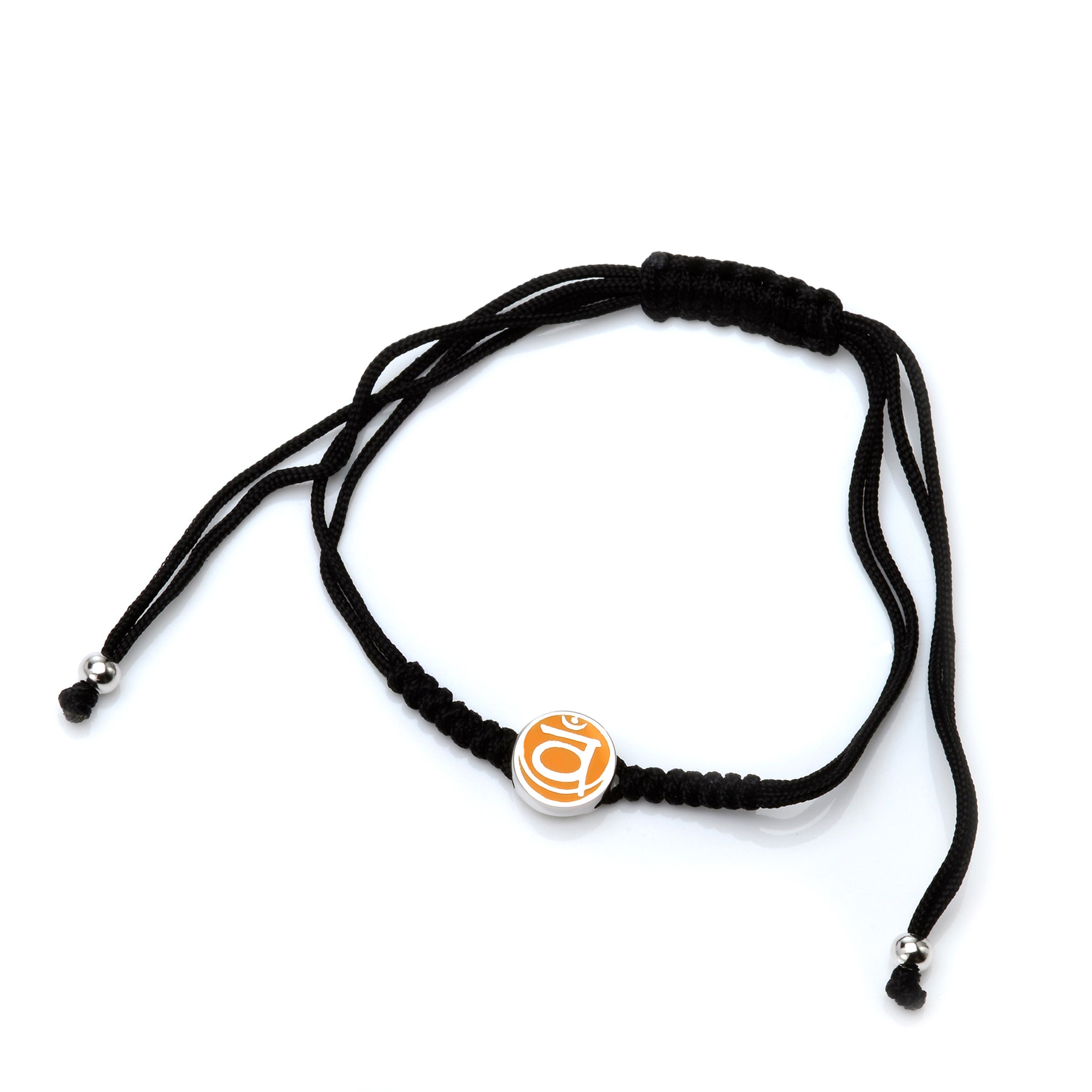 Mantra Sacral Chakra Cord Bracelet