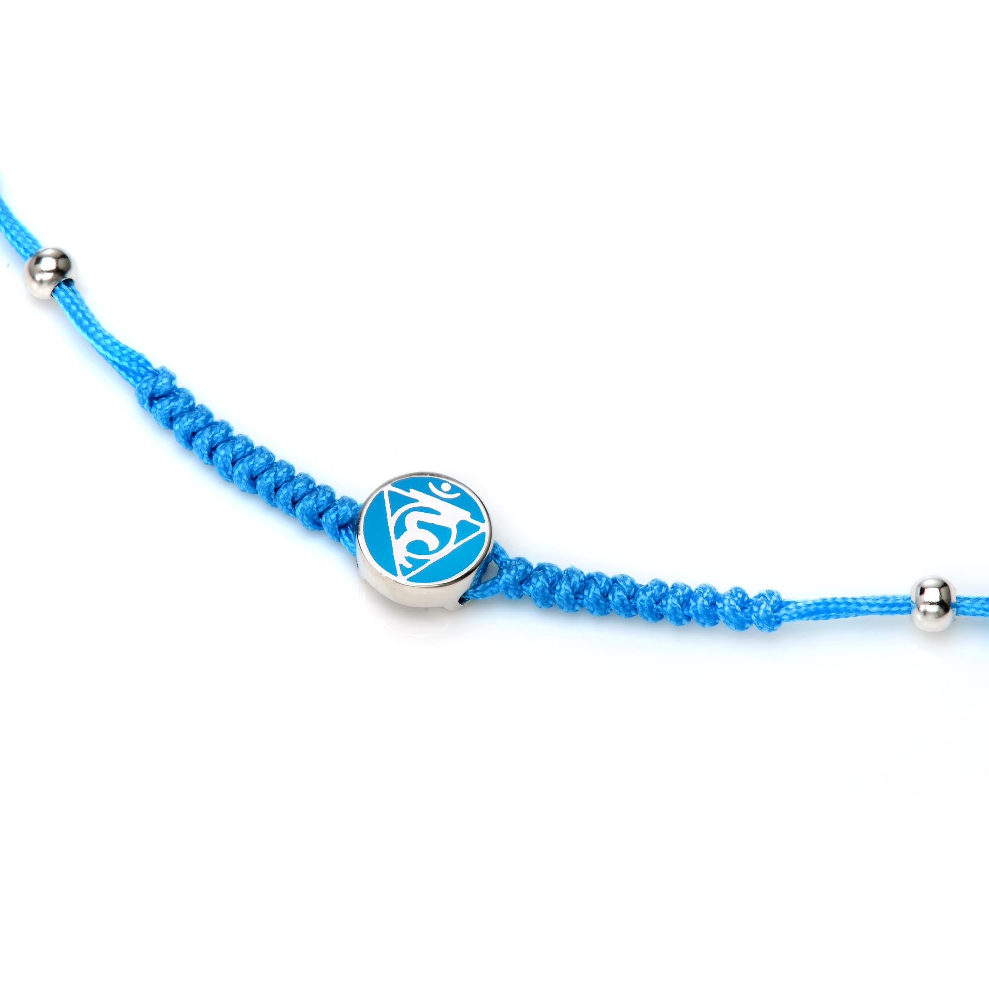 Mantra Throat Chakra Cord Necklace