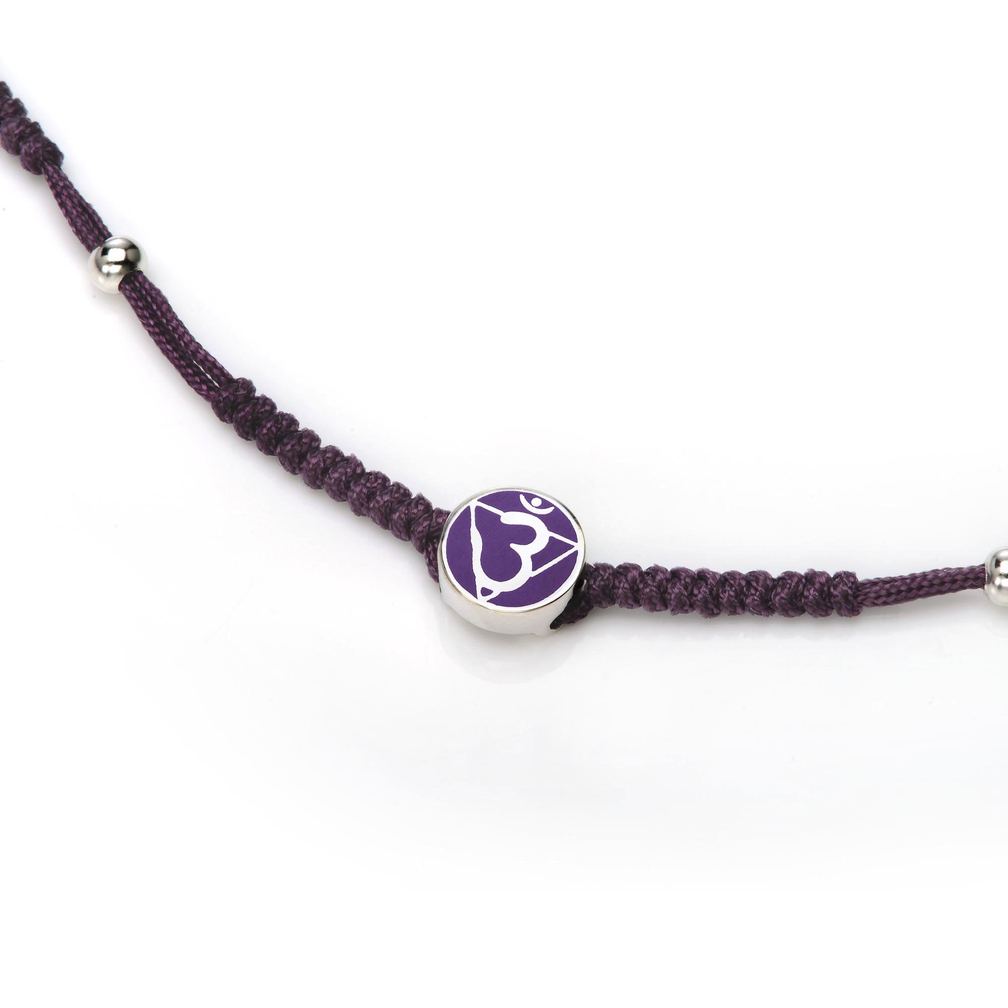 Mantra Brow Chakra Cord Necklace